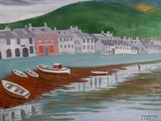 § § Polykleitos Rengos (Greek, 1903-1984) 'Ullapool, Scotland'oil on canvassigned and dated 1982, 60