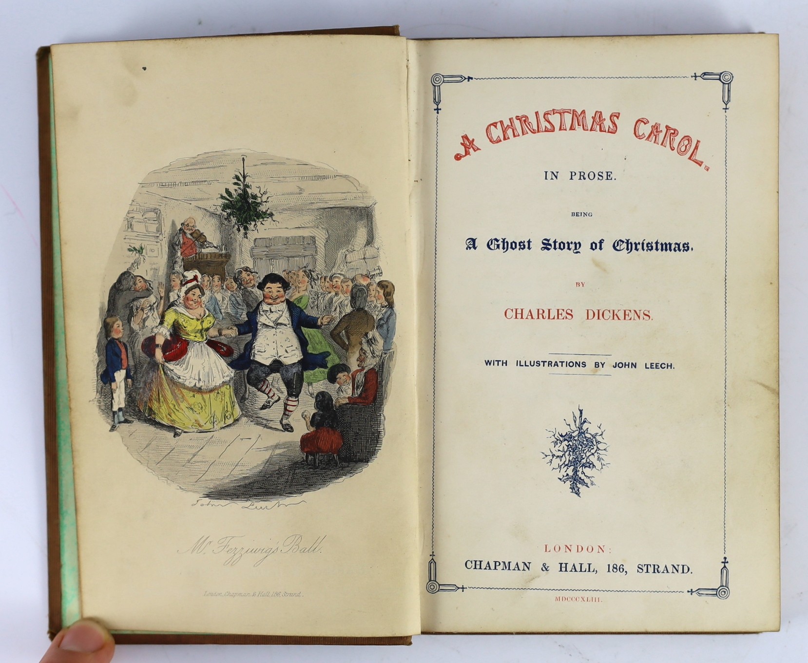 ° ° Dickens, Charles - A Christmas Carol, in Prose, Being a Ghost Story of Christmas, 1st edition, - Image 4 of 23