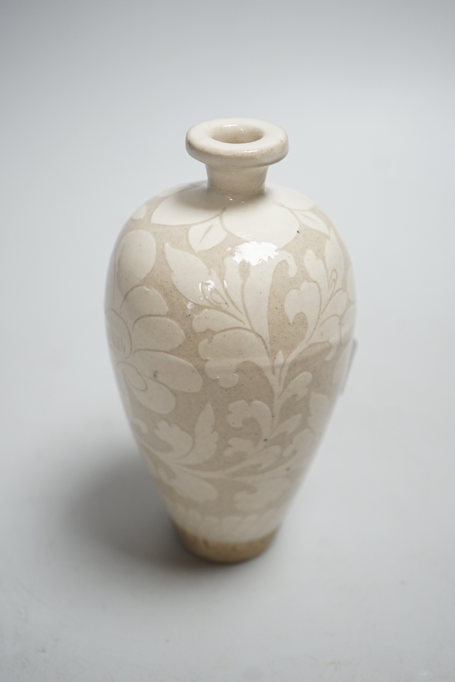 A Chinese Cizhou-type meiping, provenance bought in UK art market in the 1960s, 15cm - Image 3 of 4