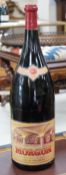 A large bottle of 1974 Morgon Cru de Beaujolais, probably a Mathusalem (6 litres), 58cm