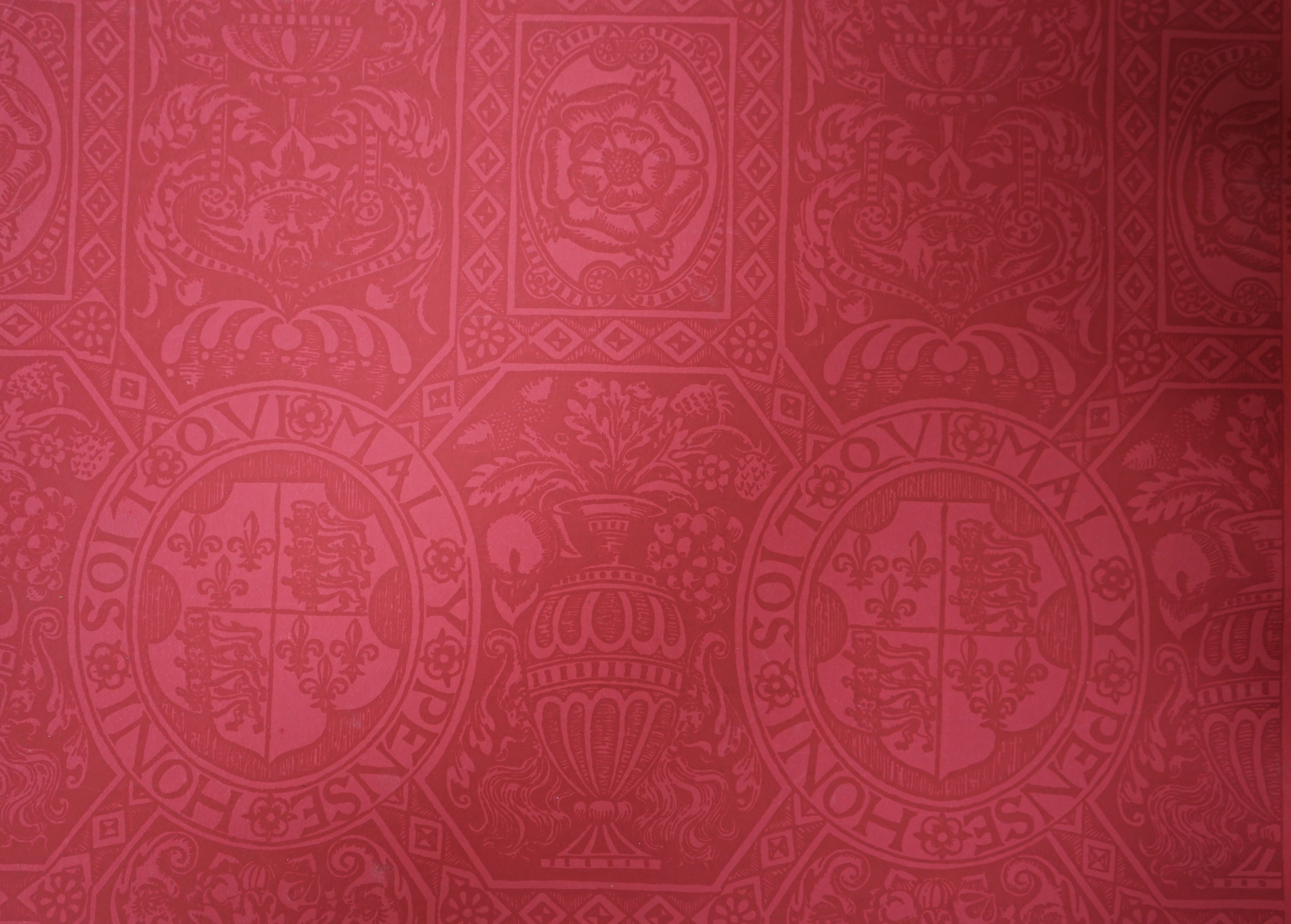 Twenty nine Cole and Son wall paper samples after W.Morris, A Pugin, C Barry, C Voysey