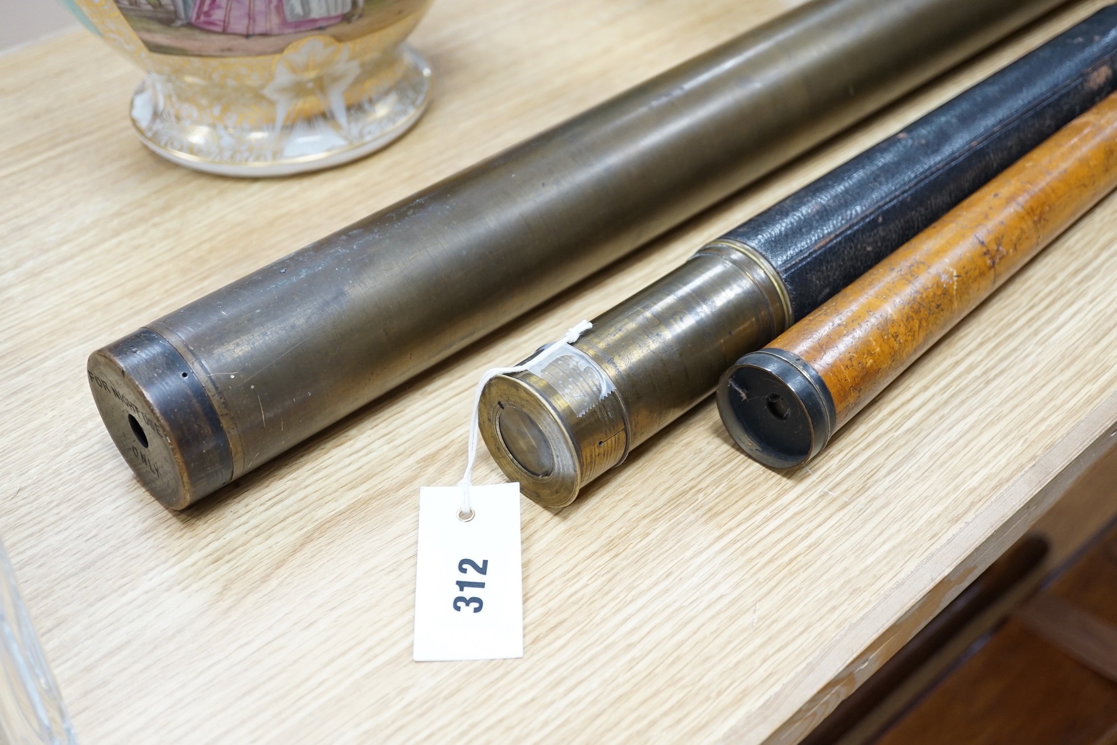 Three telescopes including a Ross, London No. 51257 - Image 2 of 3