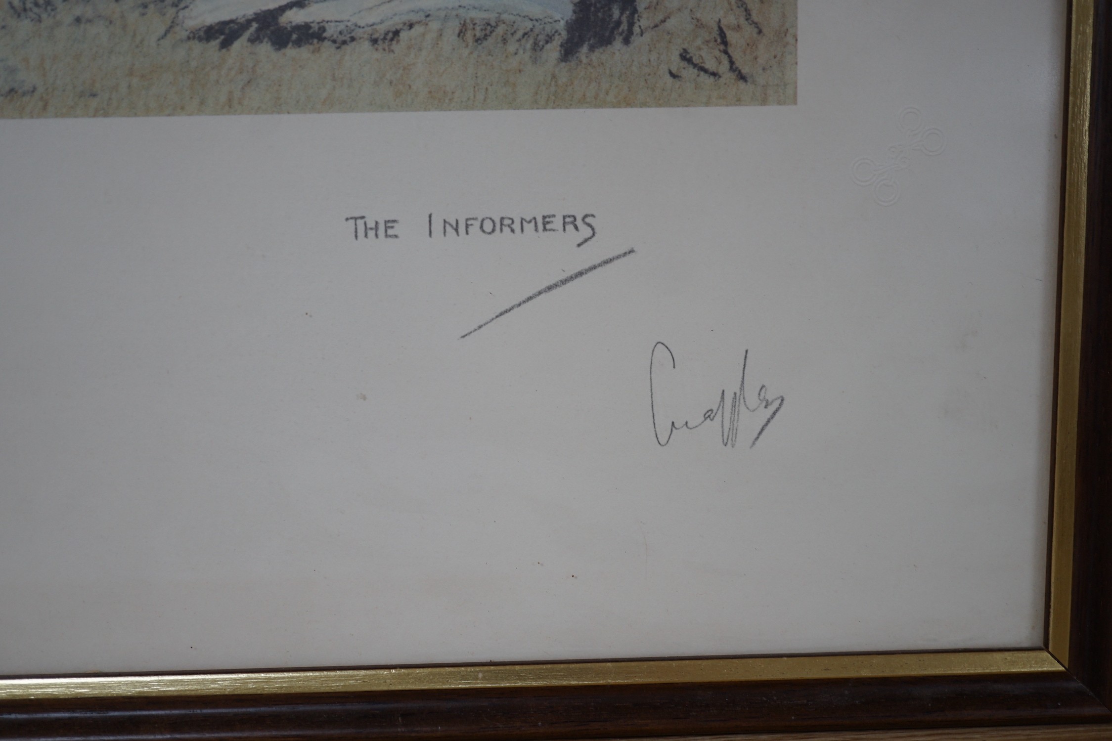 Charles Johnston Payne (Snaffles), limited edition print, 'The Informer's' with The Moonlighter - Image 4 of 5