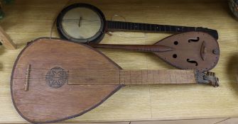 Three various stringed instruments - attention needed