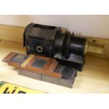 A Victorian magic lantern projector-44cms wide