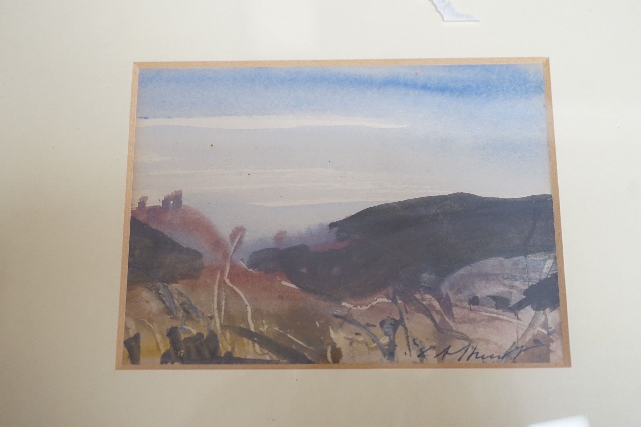 Cecil Arthur Hunt R.W.S. (1873-1965), six watercolours, Assorted landscapes, signed, largest 11.5 - Image 3 of 6