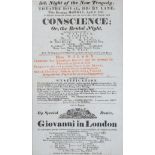 'Conscience; Or The Bridal Night’, Theatre Royal, Drury Lane, April 9, 1821, a framed theatre