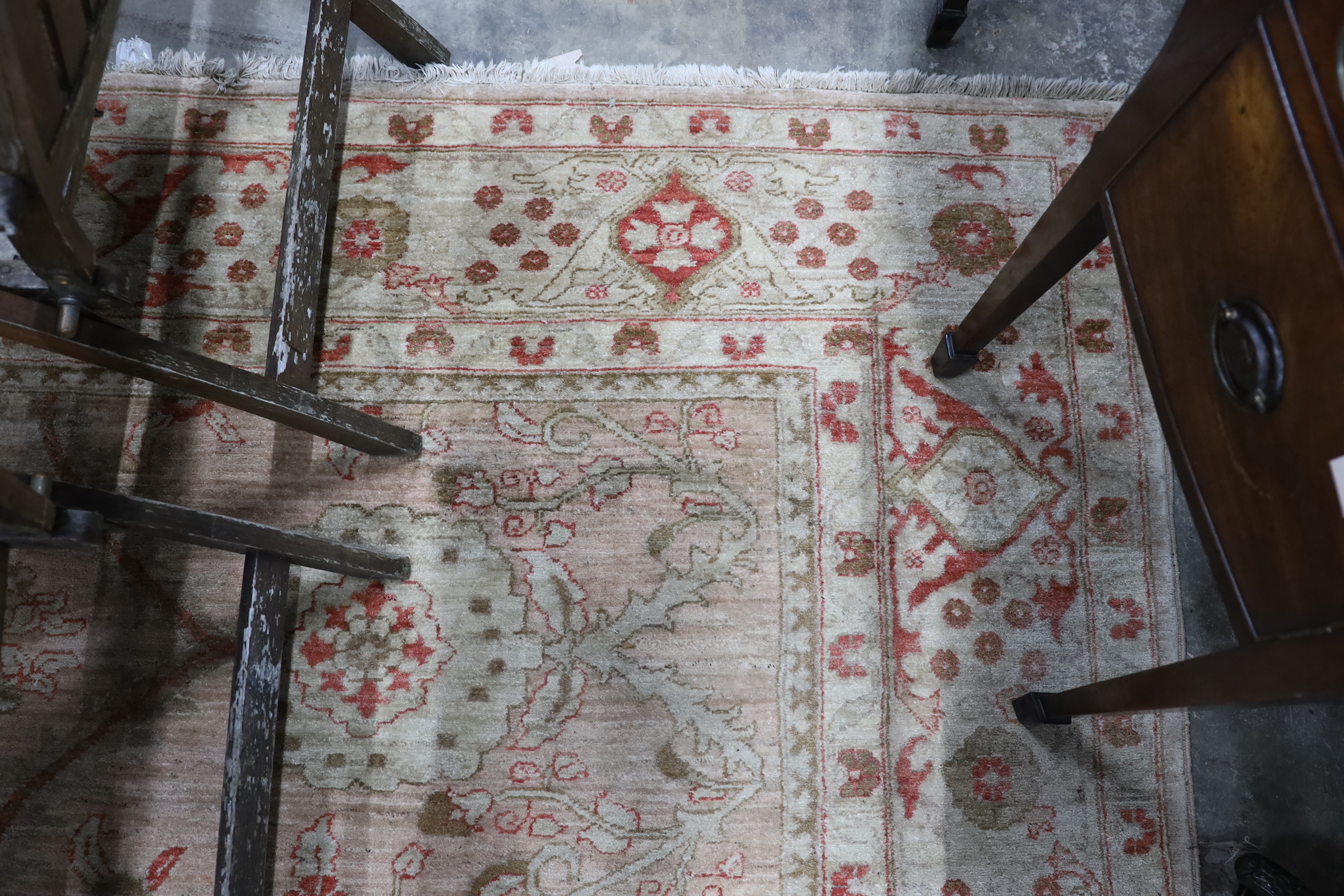 A Zeigler style ivory ground carpet, 380 x 280cm - Image 5 of 5