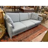 A contemporary Swedese “Solid” three seater settee, length 210cm, depth 80cm, height 78cm