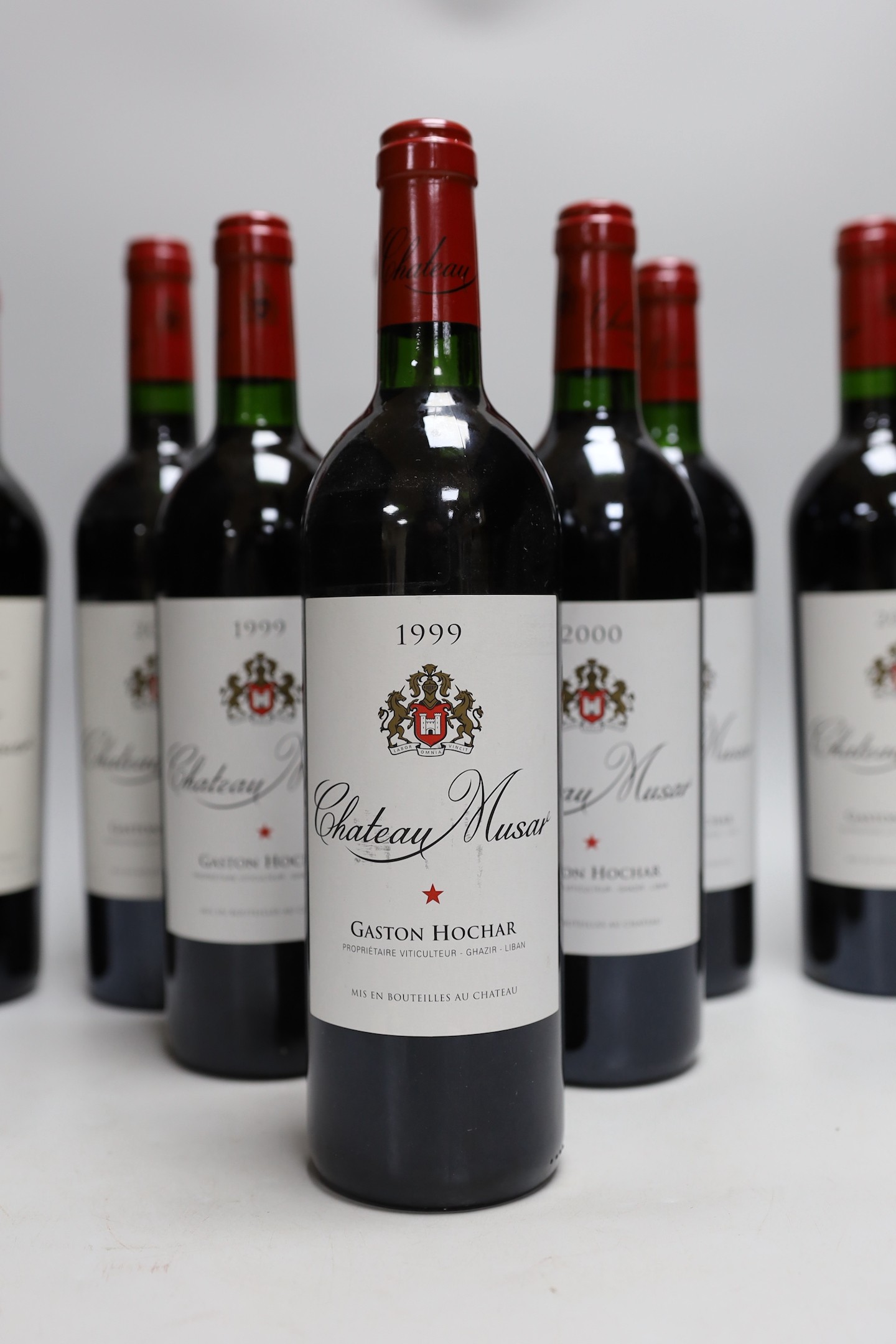 Eight 75cl bottles of 1994, 1999, 2000, and 2009 Chateau Musar Gaston Hochar wine - Image 2 of 2