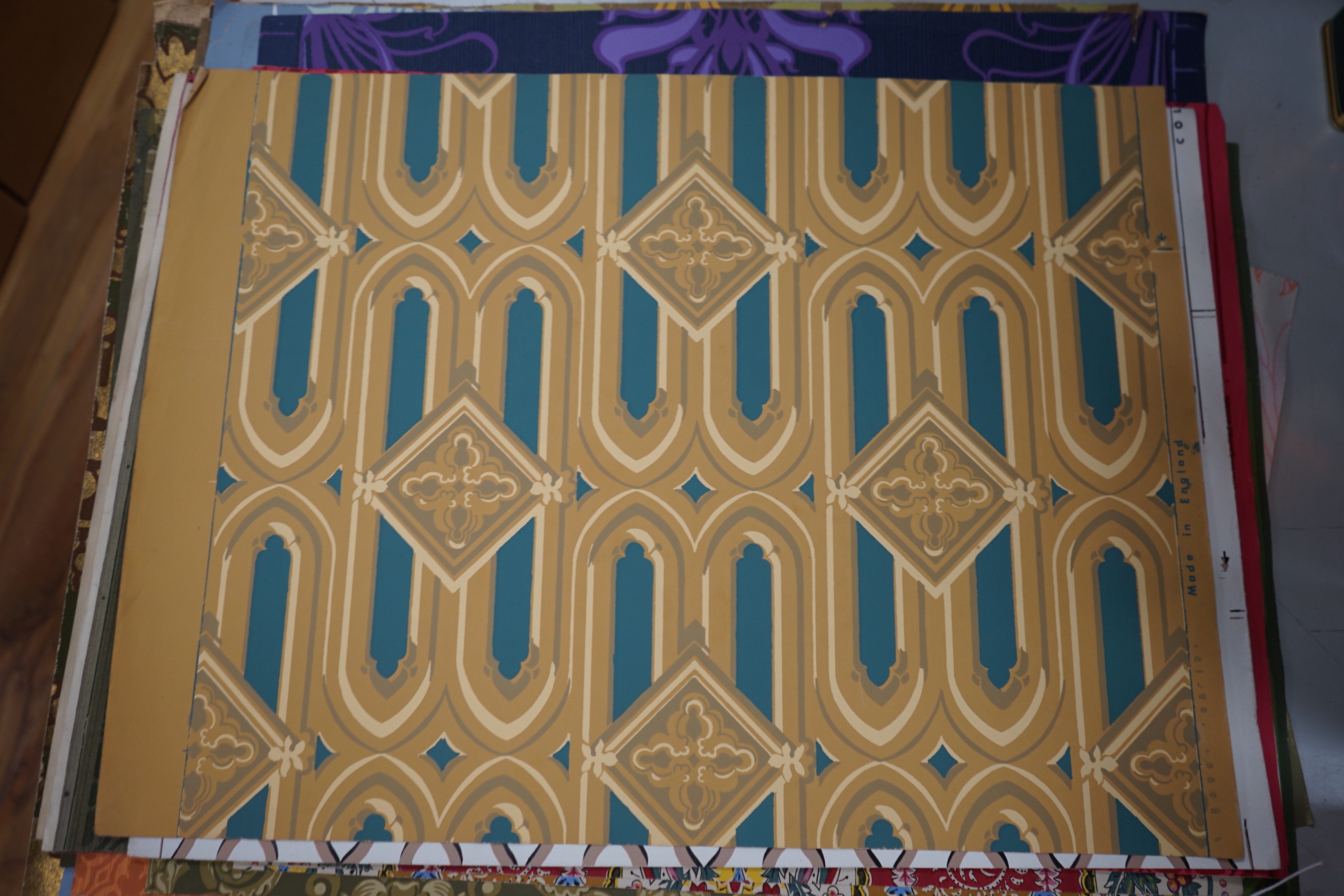 Twenty nine Cole and Son wall paper samples after W.Morris, A Pugin, C Barry, C Voysey - Image 3 of 4