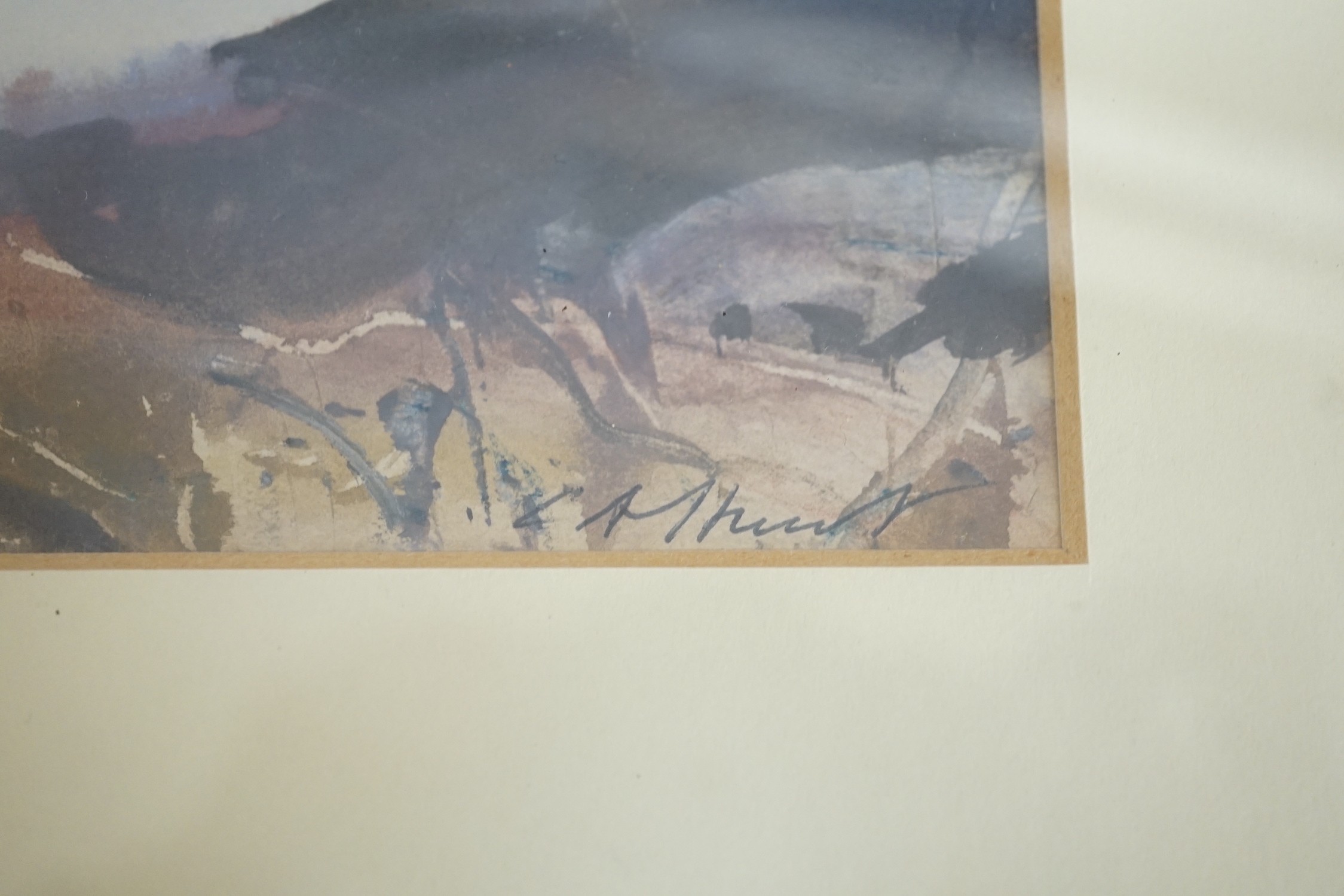 Cecil Arthur Hunt R.W.S. (1873-1965), six watercolours, Assorted landscapes, signed, largest 11.5 - Image 6 of 6