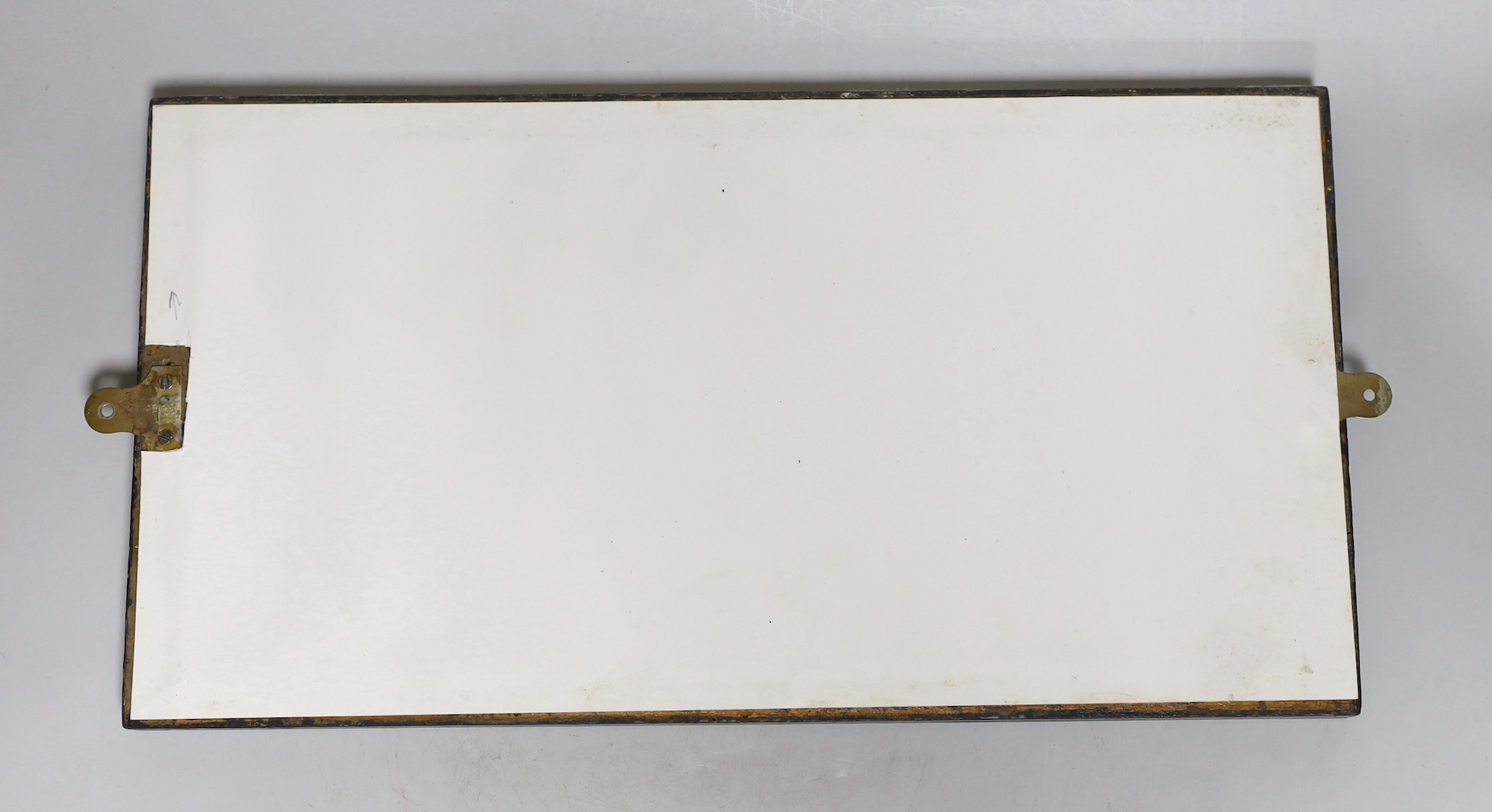 A gilt ‘Briggs Transfer Papers’ advertising panel, 23x42cm including frame - Image 2 of 2