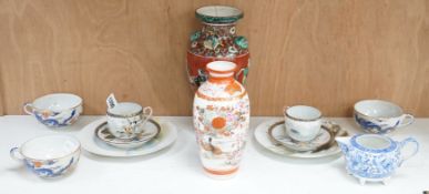 A selection of Japanese ceramics