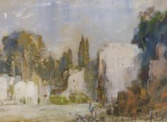 Attributed to Cecil Arthur Hunt R.W.S. (1873-1965), watercolour, 'On the Palatine , Rome', 26 x