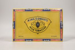 A sealed case of King Edward cigars