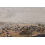 Havell after Henry Salt, coloured aquatint, 'The Pyramids at Cairo', visible sheet 51 x 71.5cm