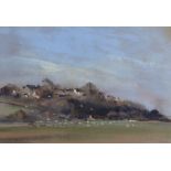 Derek Mynott ((1925-1994)), pastel, 'Winchelsea, January', signed and dated 1984, 25 x 36cm
