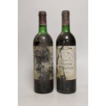 Two bottles of Chateau Gloria St. Julien 1985