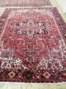 A Heriz carpet, 340 x 250cm