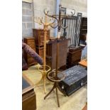 Two bentwood coat stands