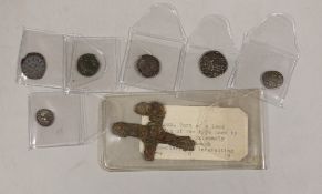 Greek, Celtic and European medieval coinage to include an AR drachm, Illyria, an Iceni Antedios