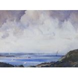 Rear Admiral Humfrey John Bradley Moore, CBE, RI (1898-1985), watercolour, Seascape with sail