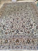 A Kashan carpet, 400 x 298cm