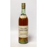 One bottle of Hanekeys Fine Old Landed Cognac, 1900