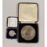 Commemorative medals - An Opening of the Cenotaph large silver medal, 75 mm and a Royal Tournament