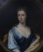18th century English School, oil on canvas, Portrait of Mary Conyers Lady Jocelyn OB 1731', wife