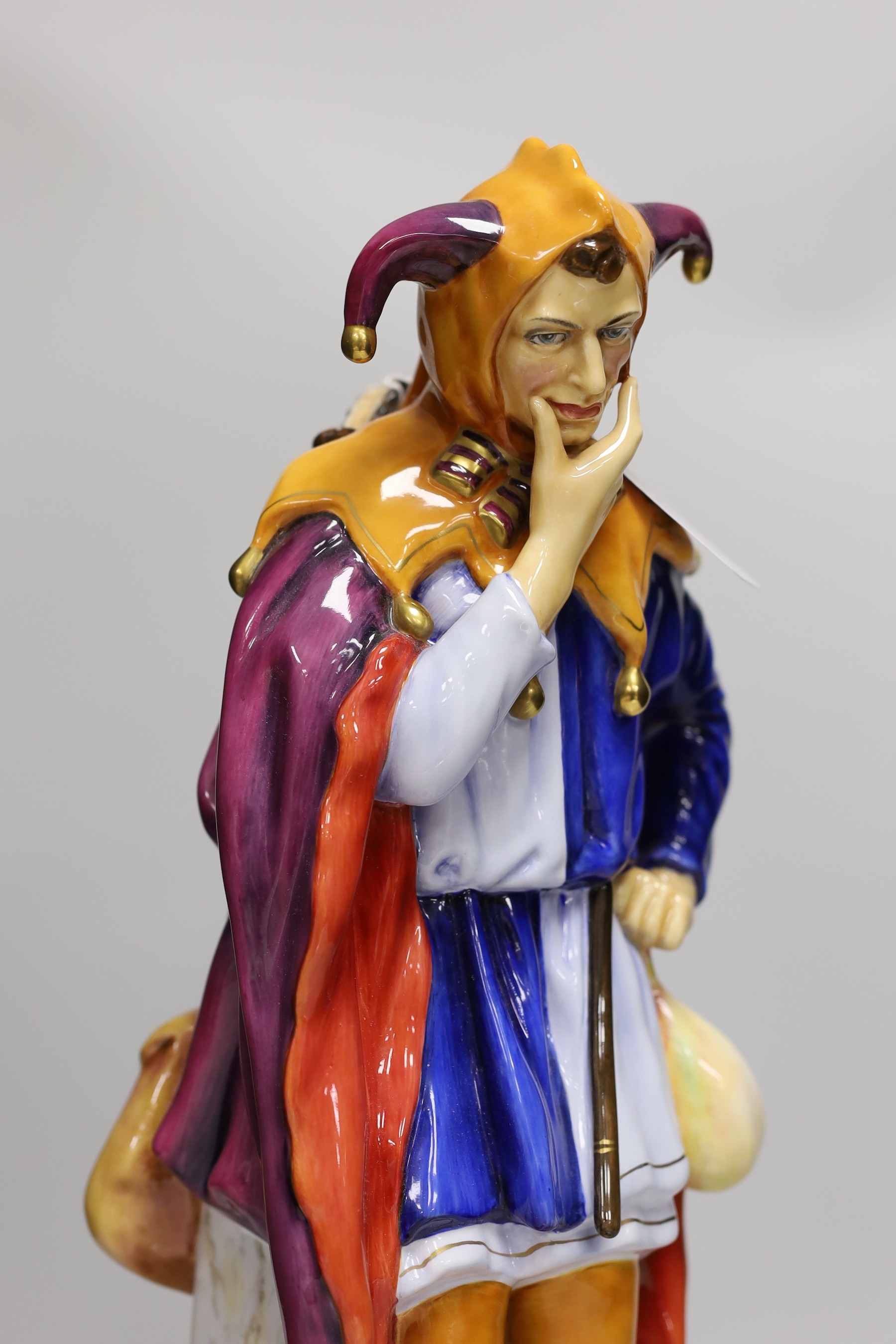 A large Royal Doulton limited edition Prestige figure Jack Point, HN 3920, number 37/250, signed D - Image 4 of 5