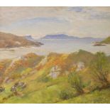 David Murray (1849-1933), oil on card, Scottish coastal landscape, signed and dated 1926, 38 x 43cm