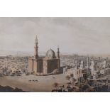 ° ° Havell after Henry Salt, coloured aquatint, 'View of Grand Cairo', visible sheet 50 x 72cm