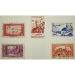 Three albums of world stamps with Bahamas 1938 set - £1 mint, cape of good hope triangulars used (8)
