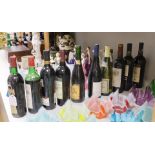 Ten bottles of wine - Chateau La Tour 1981, Chateau Du Chay 1981, Hardys Shiraz 2002, Lussac st.