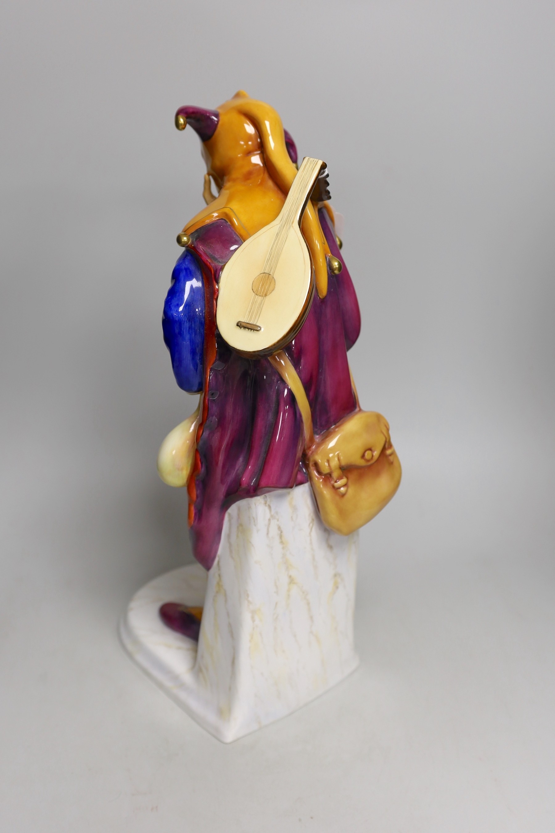 A large Royal Doulton limited edition Prestige figure Jack Point, HN 3920, number 37/250, signed D - Image 2 of 5