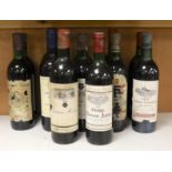 Twelve bottles of mixed Bordeaux Chateau wines