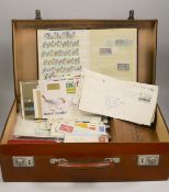 A suitcase of stamps