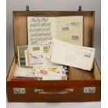 A suitcase of stamps