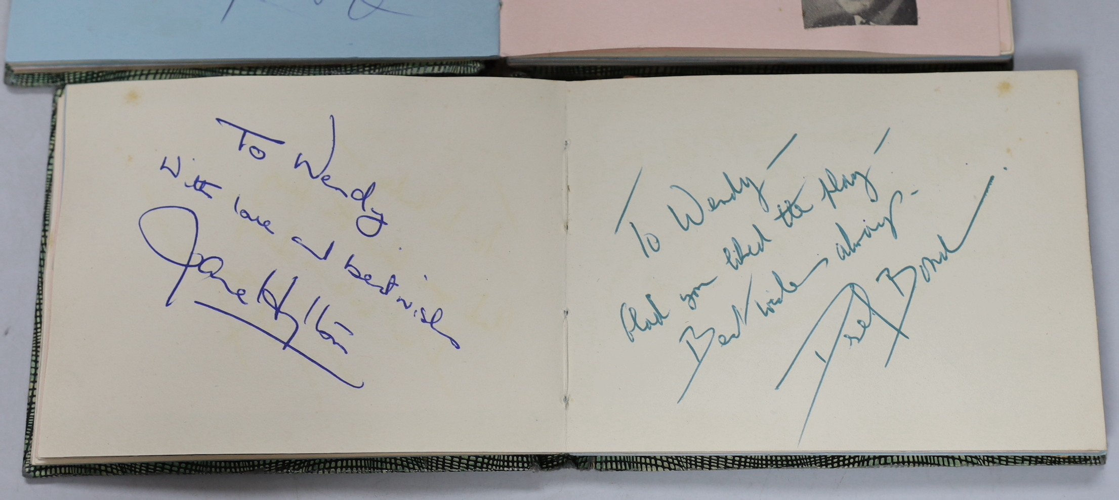 Two autograph albums and Mousetrap and three other signed theatre programmes - Image 4 of 4