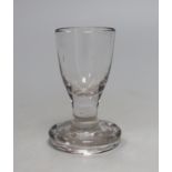 A George III toasting glass, 9.5cms high