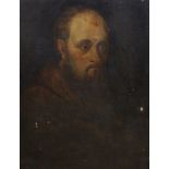19th century English School, oil on canvas, Portrait of a gentleman thought to be Dante Rossetti, 62
