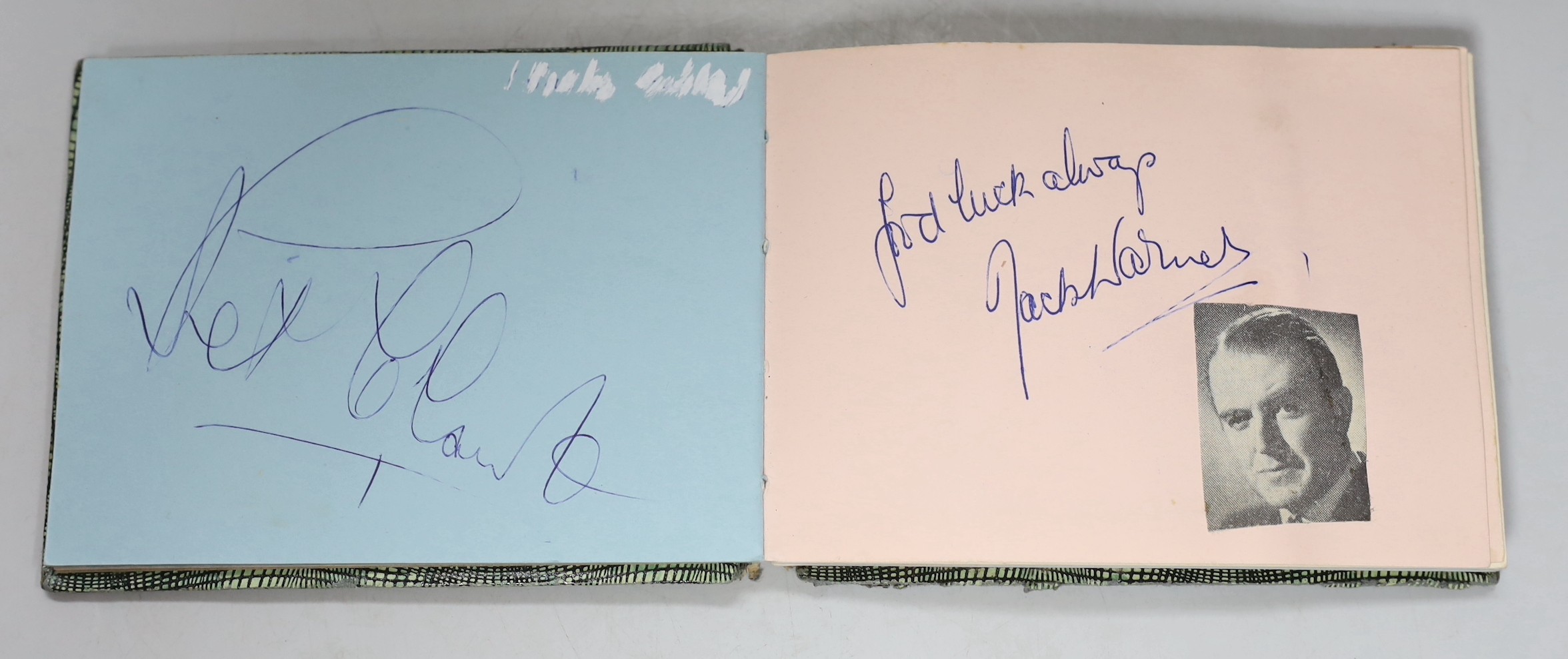 Two autograph albums and Mousetrap and three other signed theatre programmes - Image 3 of 4