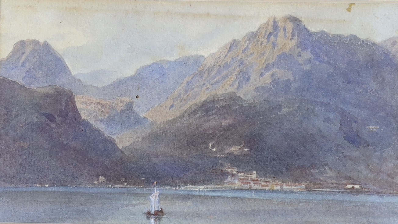 Louis Laurent Razé (1805-1872), two watercolours, 'Near Avignon', signed and dated 1868, 24 x - Image 2 of 6