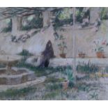 Francis Wallis-Markland, (1860 - c.1920), pastel, 'Granada', signed, 25 x 29cm