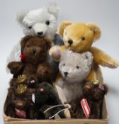 Three Steiff Berlin teddy bears and other teddy bears