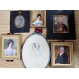 A selection of portraits relating to the Nicholson Family. To include the subject of William