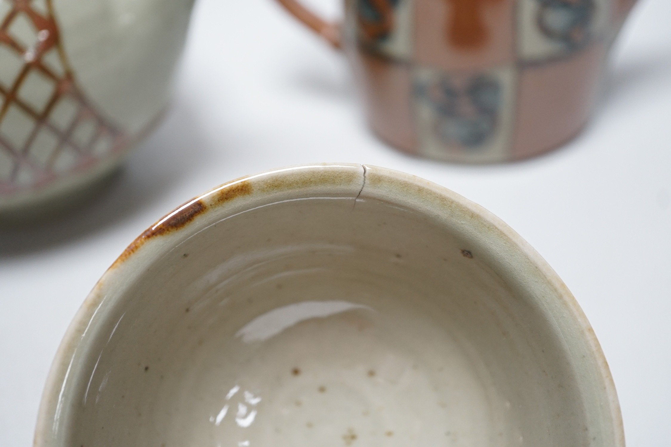 David Frith Brookhouse studio pottery: two teapots and a sugar bowl - Image 3 of 6