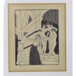 Eric Gill (1882-1940), wood engraving, 'The Harem', see reference - Engravings by Eric Gill, Douglas